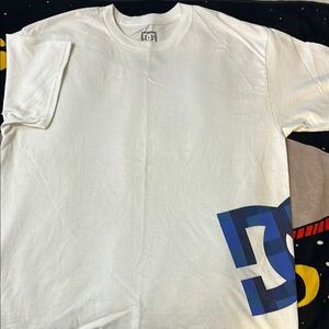 DC Blue and White Short Sleeve Tees